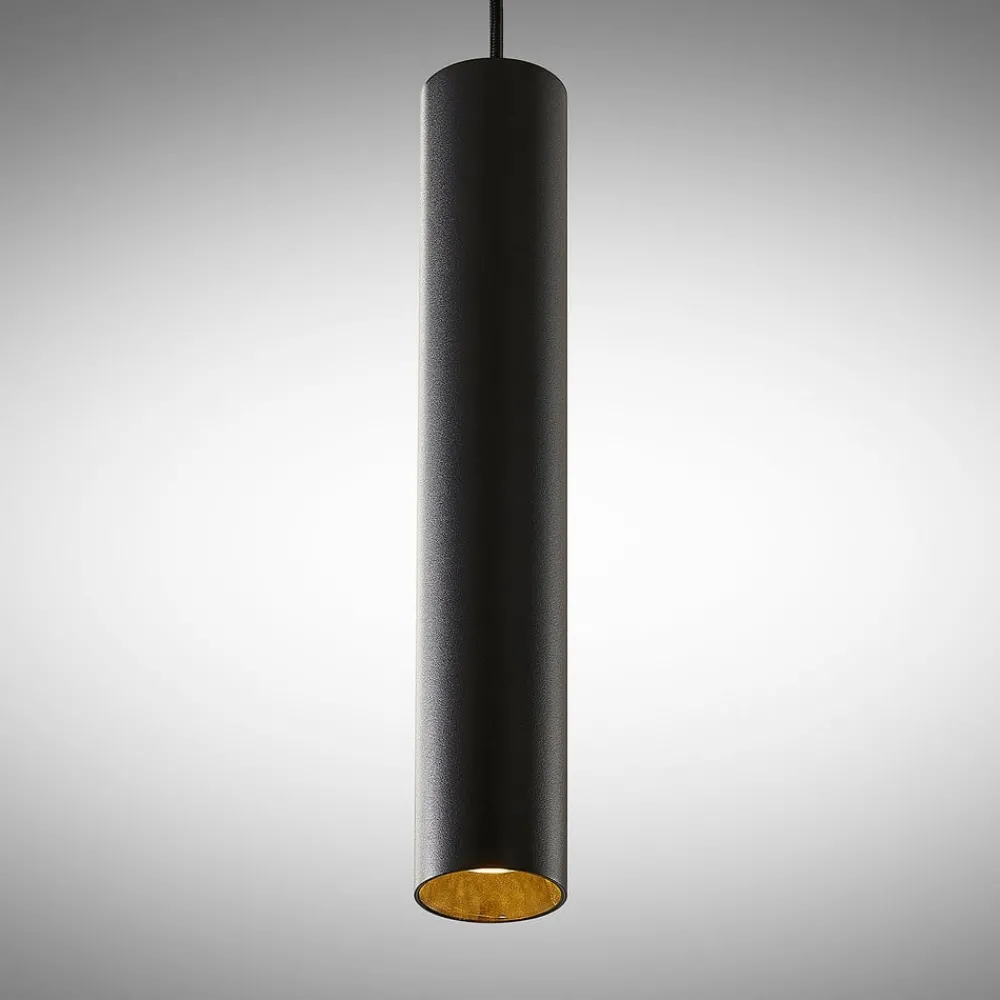Arcchio Gang|Pendellamper > Ejona pendellampe, højde 35 cm, sort, aluminium