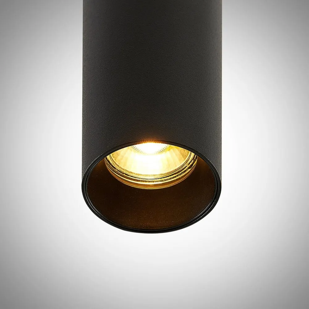 Arcchio Gang|Pendellamper > Ejona pendellampe, højde 35 cm, sort, aluminium