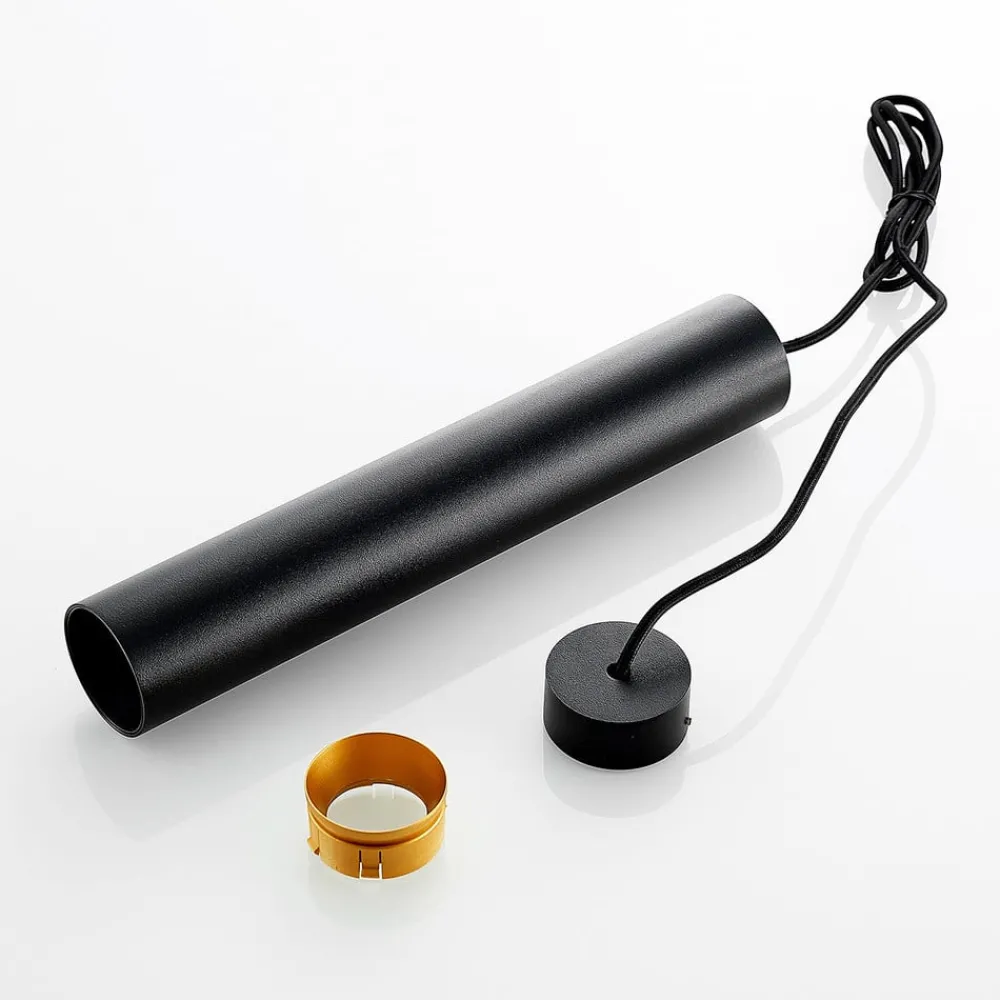 Arcchio Gang|Pendellamper > Ejona pendellampe, højde 35 cm, sort, aluminium
