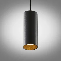 Gang|Pendellamper ^ Arcchio Ejona pendellampe, højde 15 cm, sort, metal