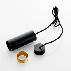 Gang|Pendellamper ^ Arcchio Ejona pendellampe, højde 15 cm, sort, metal