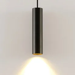 Pendellamper ^ Arcchio Ejona pendellampe, højde 27 cm, sort, aluminium