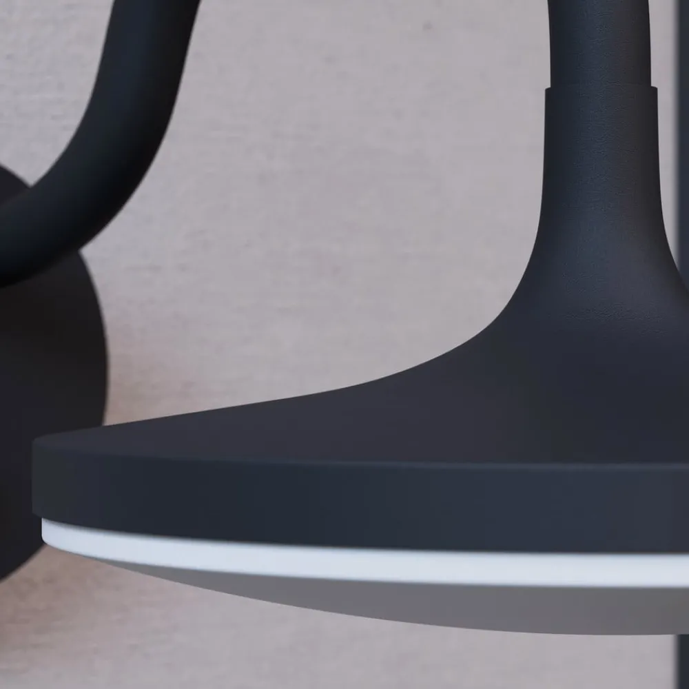 Væglampe Med Sensor|Terrassebelysning ^ Arcchio Fineria udendørs LED-væglampe med sensor