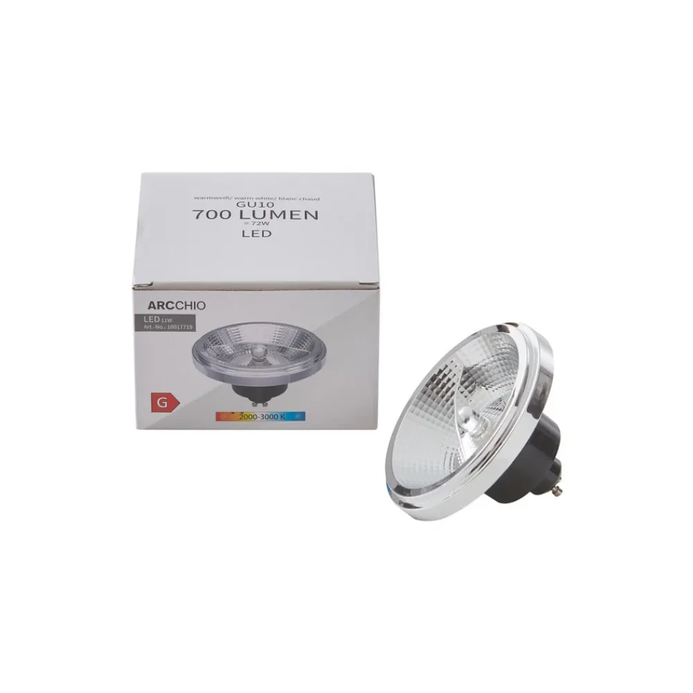 Dæmpbar Led-Pære|Led Pærer ^ Arcchio GU10 LED-pære ES111 11W 3.000K Dim-to-warm