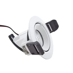 Arcchio Loftlamper|Indbygningsspots > Harcos LED-downlight, hvid, Ø 8 cm, 4.000K