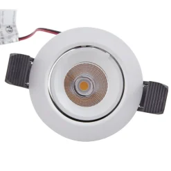 Arcchio Loftlamper|Indbygningsspots > Harcos LED-downlight, hvid, Ø 8 cm, 4.000K