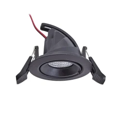 Arcchio Arbejdsrum/Kontor > Harcos LED-downlight, sort, Ø 8 cm, 4.000K