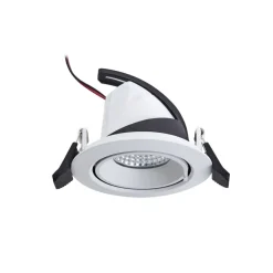 Indbygningsspots ^ Arcchio Harcos LED-downlight, hvid, Ø 11 cm, 4.000K