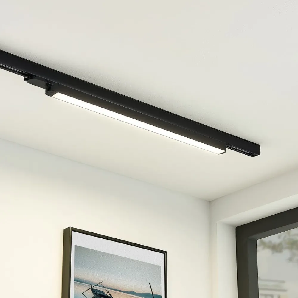 Arcchio Arbejdsrum/Kontor|Skinnesystem > Harlow LED-skinnelampe, sort, 69 cm, 4.000 K