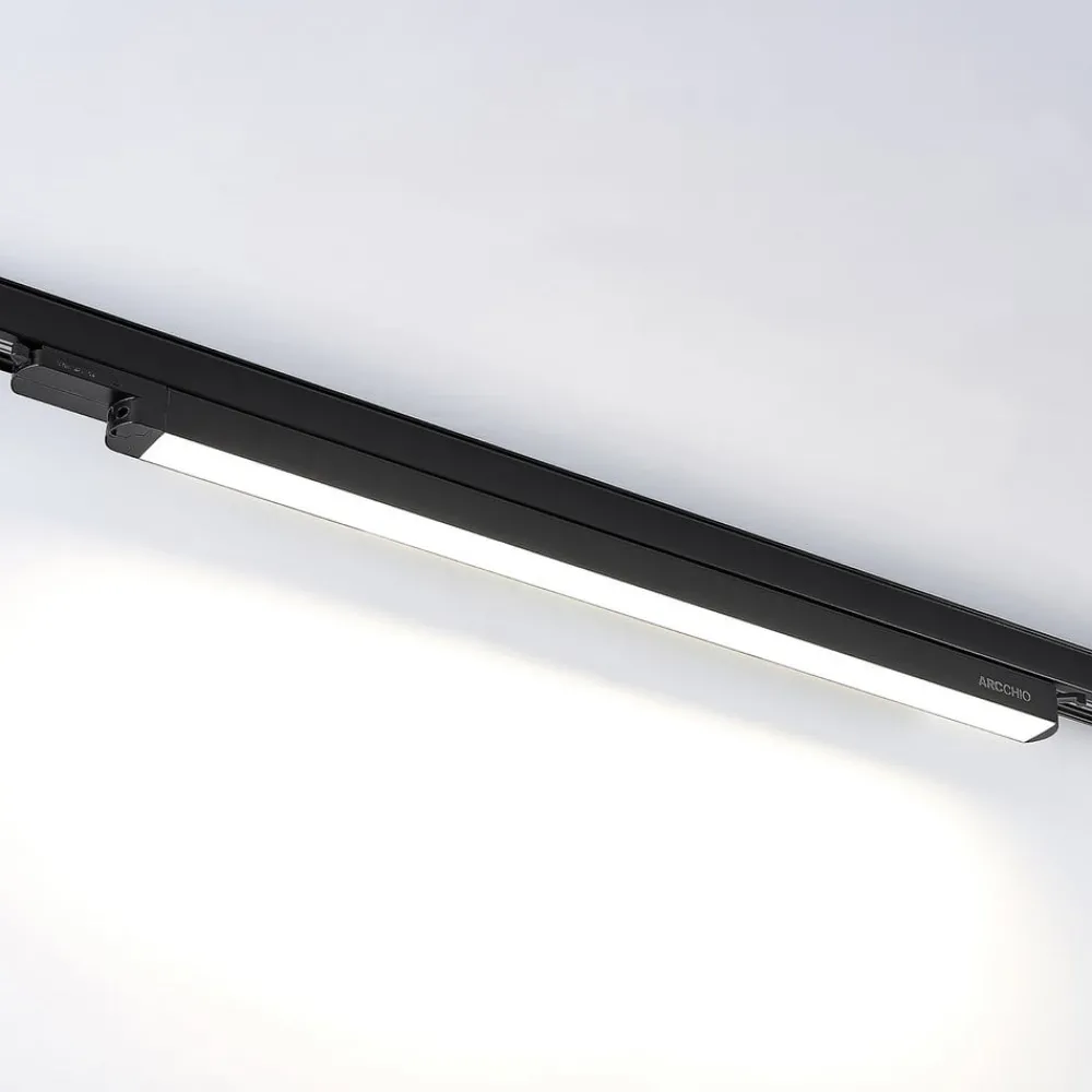 Arcchio Arbejdsrum/Kontor|Skinnesystem > Harlow LED-skinnelampe, sort, 69 cm, 4.000 K