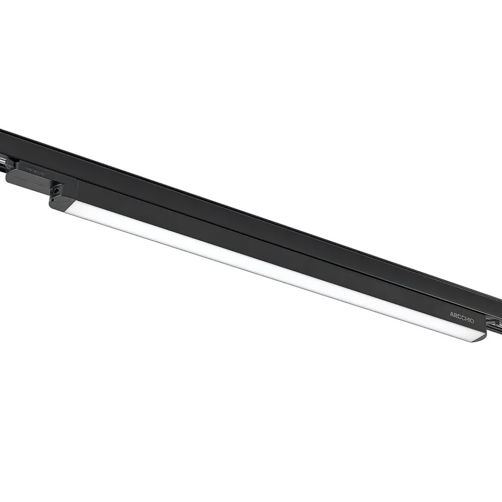 Arcchio Arbejdsrum/Kontor|Skinnesystem > Harlow LED-skinnelampe, sort, 69 cm, 4.000 K