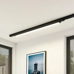Arcchio Skinnesystem > Harlow LED-skinnelampe, sort, 109 cm, 4.000 K