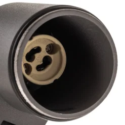 Udendørs Spot ^ Arcchio Hemmani spot med jordspyd, højde 35 cm, antracit, aluminium