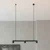 Pendellamper ^ Arcchio hængelampe Brinja, sort, 90 cm, 3 lyskilder, GU10