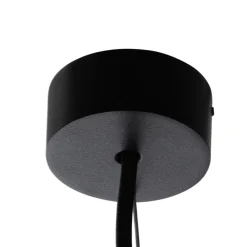 Pendellamper ^ Arcchio hængelampe Brinja, sort, 90 cm, 3 lyskilder, GU10
