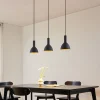 Pendellamper|Pendellamper ^ Arcchio hængelampe Cosmina, 3 lyskilder, længde 90 cm, sort