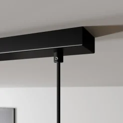 Pendellamper|Pendellamper ^ Arcchio Hængelampe Tadej, 4 lyskilder, sort-hvid, metal, E27