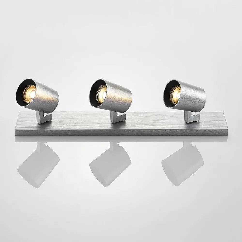 Loftlamper|Loftlamper ^ Arcchio Iavo-loftspot, kantet, alu, 3 lyskilder