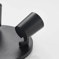 Arcchio Loftlamper|Spotlights > Iavo-loftspot, rund, 3 lyskilder, sort