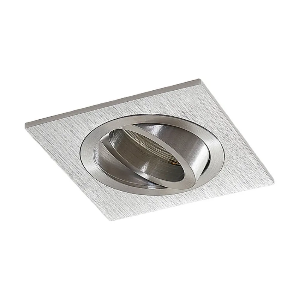 Arcchio Loftlamper|Indbygningsspots > indbygget loftspot Sophia, aluminium, kantet