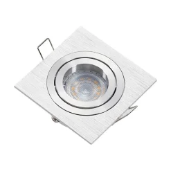 Arcchio Loftlamper|Indbygningsspots > indbygget loftspot Sophia, aluminium, kantet