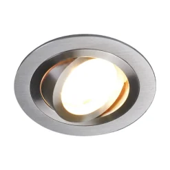 Arcchio Indbygningsspots|Spotlights > indbygget loftspot Sophia, aluminium, rund