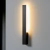 Arcchio Gang|Pendellamper > Ivano LED-væglampe, 42,5 cm, sort, metal
