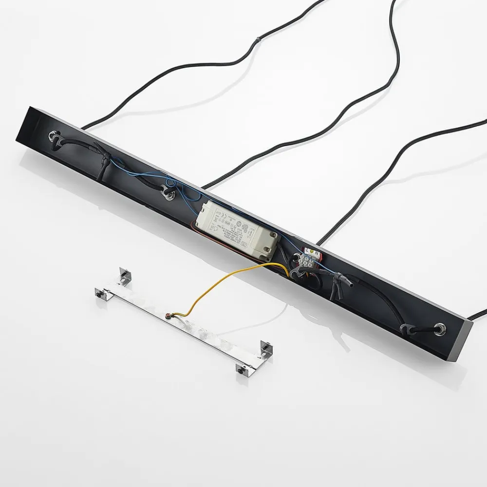 Arcchio Pendellamper|Pendellamper > Kammeron LED-hængelampe, sort, metal, 80 cm