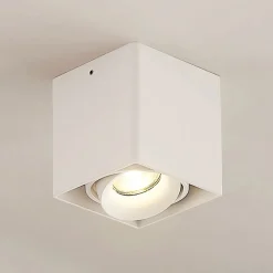 Loftlamper ^ Arcchio Kubika downlight GU10, 1 lyskilde, hvid