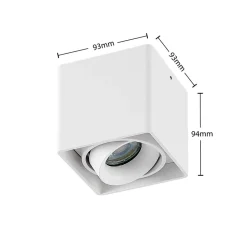 Loftlamper ^ Arcchio Kubika downlight GU10, 1 lyskilde, hvid