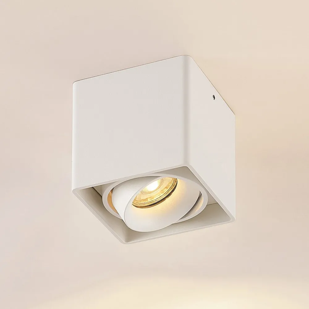 Loftlamper ^ Arcchio Kubika downlight GU10, 1 lyskilde, hvid