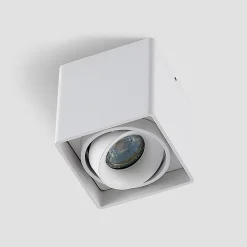 Loftlamper ^ Arcchio Kubika downlight GU10, 1 lyskilde, hvid