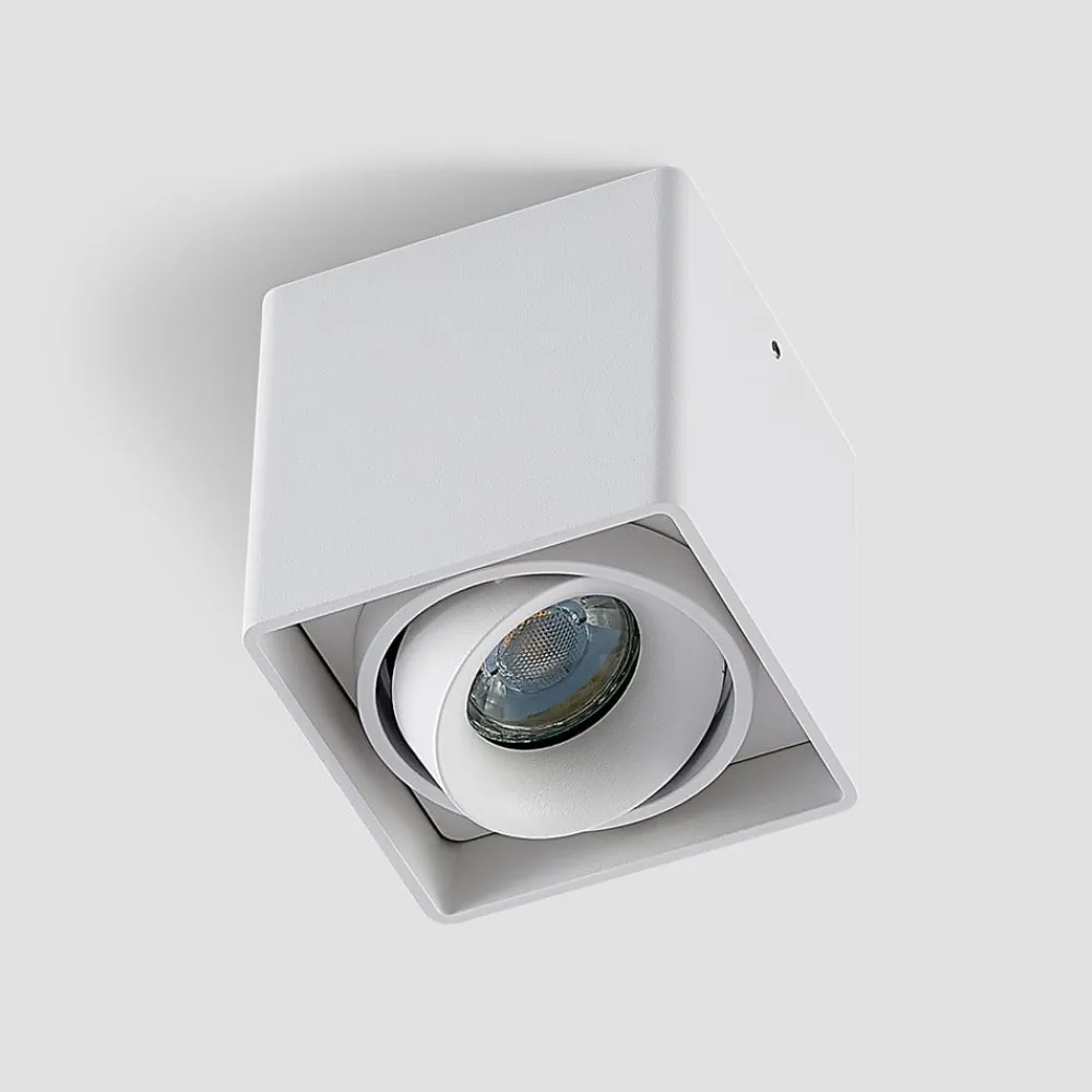 Loftlamper ^ Arcchio Kubika downlight GU10, 1 lyskilde, hvid