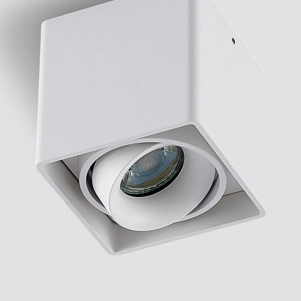 Loftlamper ^ Arcchio Kubika downlight GU10, 1 lyskilde, hvid
