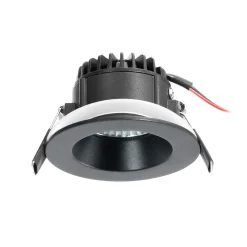 Arcchio Arbejdsrum/Kontor|Indbygningsspots > LED-downlight Aryx, sort, 4.000K