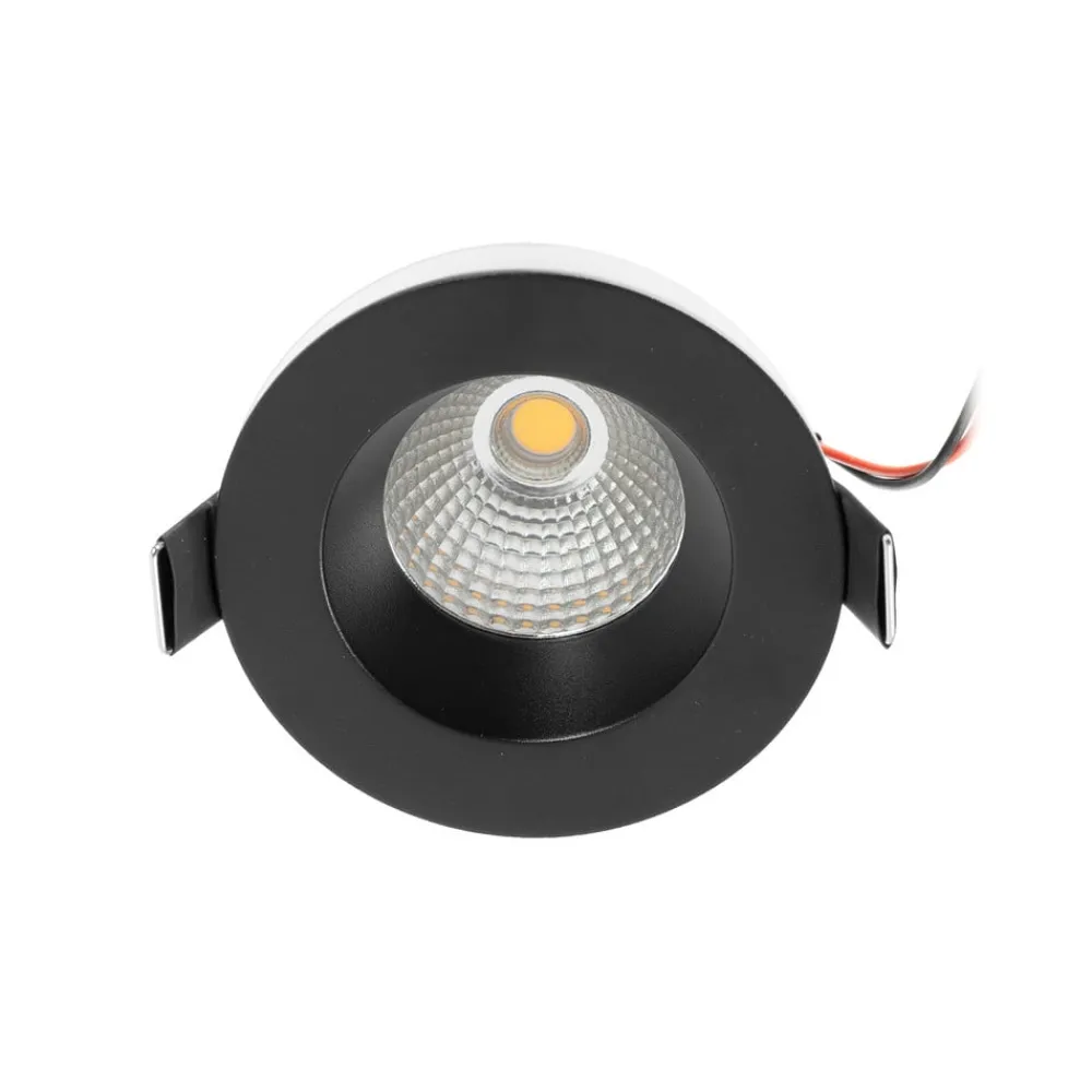 Arcchio Arbejdsrum/Kontor|Indbygningsspots > LED-downlight Aryx, sort, 4.000K