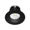 Arcchio Arbejdsrum/Kontor|Indbygningsspots > LED-downlight Aryx, sort, 3.000K