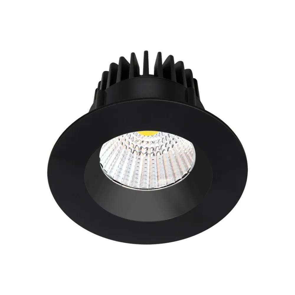 Arcchio Indbygningsspots > LED-downlight Aryx, sort, 2.700K