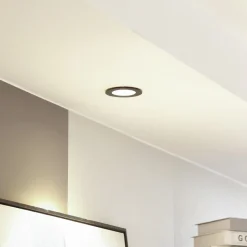 Arcchio Indbygningsspots > LED-downlight Aryx, sort, 2.700K