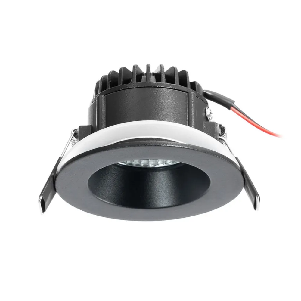 Arcchio Indbygningsspots > LED-downlight Aryx, sort, 2.700K