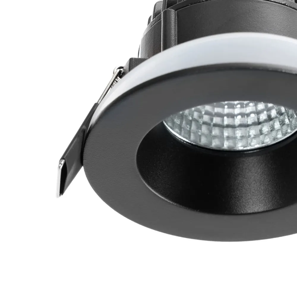 Arcchio Indbygningsspots > LED-downlight Aryx, sort, 2.700K