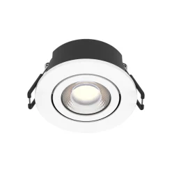 Arcchio Arbejdsrum/Kontor|Indbygningsspots > LED-downlight Eliar rund hvid CCT drejelig