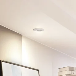 Arcchio Arbejdsrum/Kontor|Indbygningsspots > LED-downlight Eliar rund hvid CCT drejelig