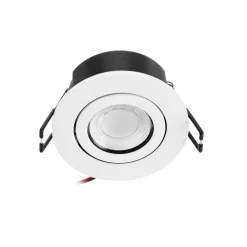 Arcchio Arbejdsrum/Kontor|Indbygningsspots > LED-downlight Eliar rund hvid CCT drejelig