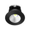 Arcchio Indbygningsspots > LED-downlight Lirin, sort, 4.000K