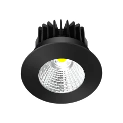 Arcchio Indbygningsspots > LED-downlight Lirin, sort, 4.000K