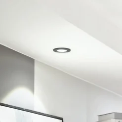 Arcchio Indbygningsspots > LED-downlight Lirin, sort, 4.000K