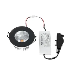 Arcchio Indbygningsspots > LED-downlight Lirin, sort, 4.000K
