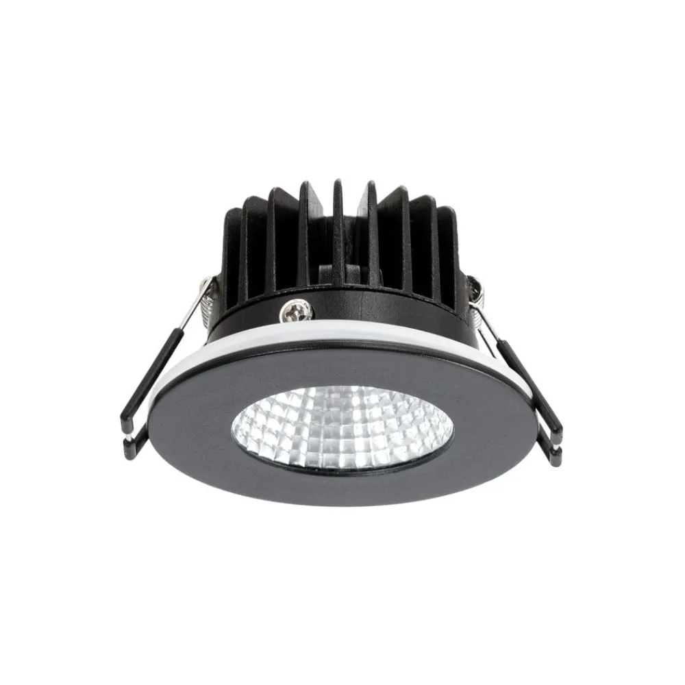 Arcchio Indbygningsspots > LED-downlight Lirin, sort, 4.000K