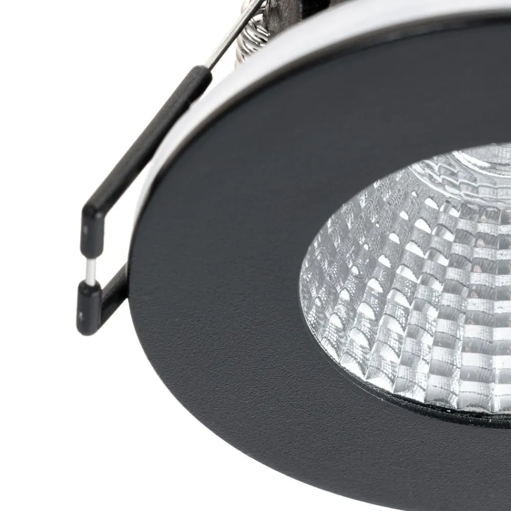 Arcchio Indbygningsspots > LED-downlight Lirin, sort, 4.000K